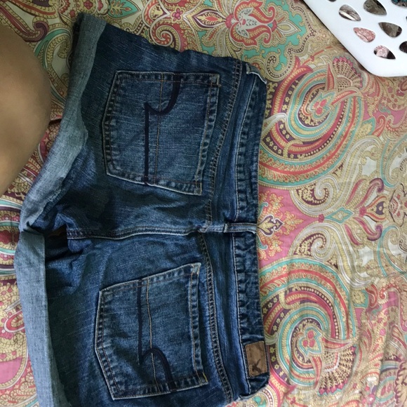 american eagle midi jean shorts - Picture 5 of 7